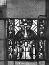 Toul : Eglise Saint-Gengoult - Vitrail du transept nord, fenêtre B, 4ème lancette, panneaux au dessus 31, 32