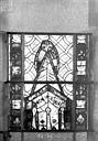 Toul : Eglise Saint-Gengoult - Vitrail du transept sud, fenêtre A, 4ème lancette, panneaux 35, 36