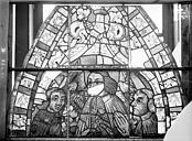 Toul : Cathédrale Saint-Etienne (ancienne) - Vitrail du transept nord, fenêtre D, panneau médian