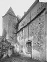 Cormery : Abbaye bénédictine (ancienne) - Logis, tourelle d'escalier, au nord