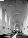 Cormery : Eglise Notre-Dame-de-Fougeray - Nef, vue de l'entrée