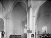 Cormery : Eglise Notre-Dame-de-Fougeray - Choeur et transept, vue diagonale