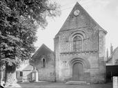 L'Ile-Bouchard : Eglise Saint-Gilles - Façade ouest