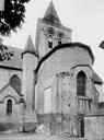 Saint-Epain : Eglise - Abside et clocher