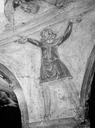Tavant : Eglise - Peinture murale, dans la crypte