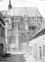 Moulins : Cathédrale - Partie du 15e siècle, pendant restauration