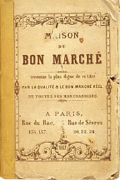 Premier catalogue de vente du Bon Marché, 1867
