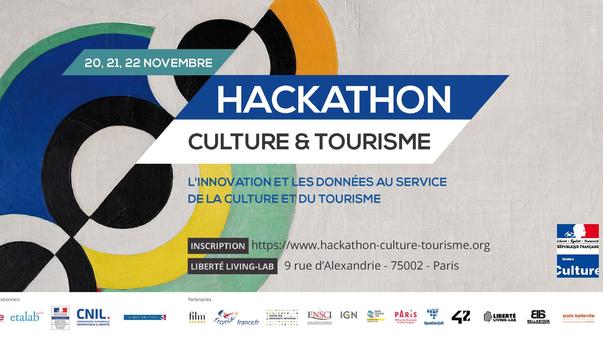 Affiche Hackathon Culture et tourisme
