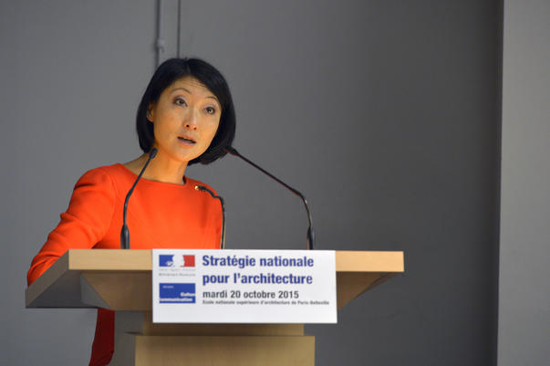 Présentation de la Stratégie nationale pour l'architecture à l'école d'archi de Paris Belleville