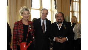 Remise de décoration à Danièle Gilbert, à Luc Barbier et Hervé de Luze