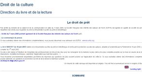 Site Droit de prêt