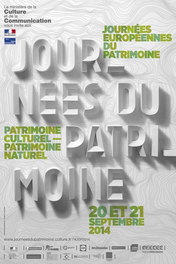 Affiche Journées Européennes du patrimoine 2014