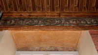 Plafon peint de l'ancien appartement du grand prieur (bureau du directeur).