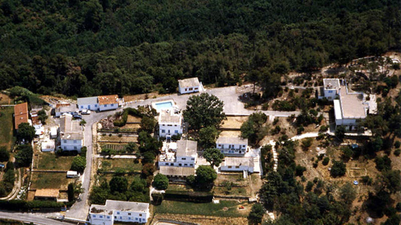 Ecole Freinet - Vence, vue aérienne prise vers l'est