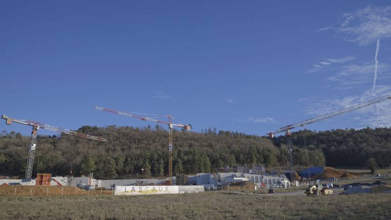 Chantier de construction de Lascaux IV