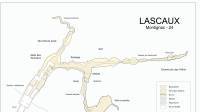 Topographie de la grotte de Lascaux