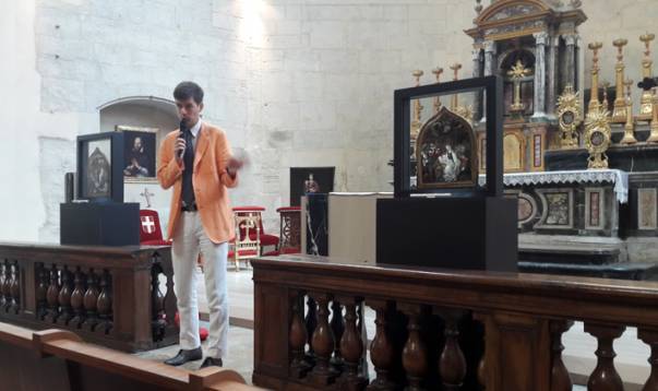 Présentation du Diptyque de Charlotte de Savoie par Sébastien Gosselin, conservateur du Patrimoine, chargé des collections