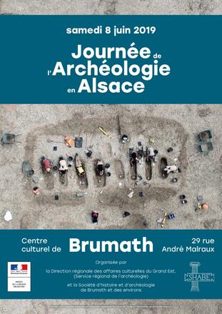 Journée de l'archéologie en Alsace 2019 - affiche