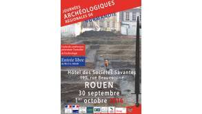 Affiche des Journées archéologiques régionales 2016