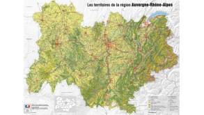 Carte Auvergne Rhône-Alpes