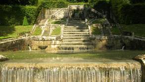 Escalier d'eau du château du Touvet - valoriser