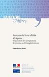 couverture du fascicule Culture Chiffres sur les auteurs du livre affiliés à l'AGESSA