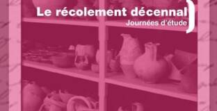 Affiche des Journées d'étude sur le récolement décennal dans les musées nationaux, Saint-Germain-en-Laye, 24-25 novembre 2011
