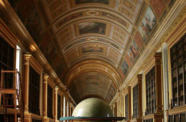 Fontainebleau, château, Librairie/ @lain G très occupé, Source : Wikimedia Commons