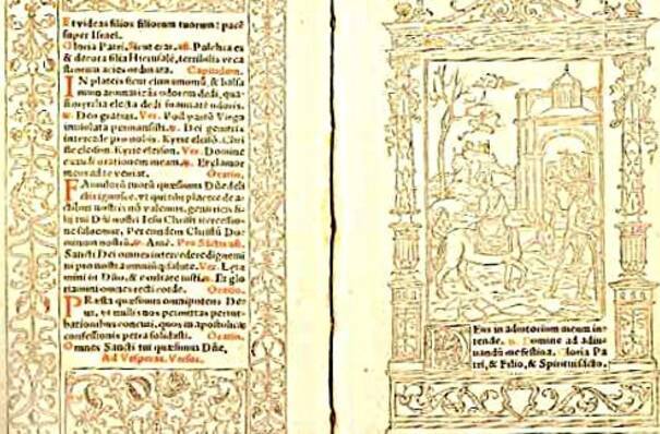 Manuscrit ancien Heures de Notre-Dame de Paris