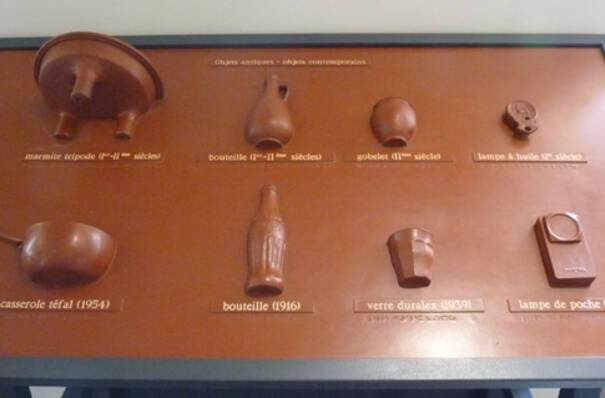 Musée de la céramique de Lezoux table tactile