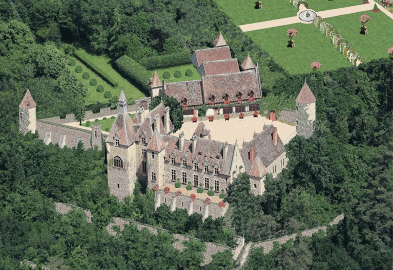 château de peufeilhoux -Vallon-en -Sully