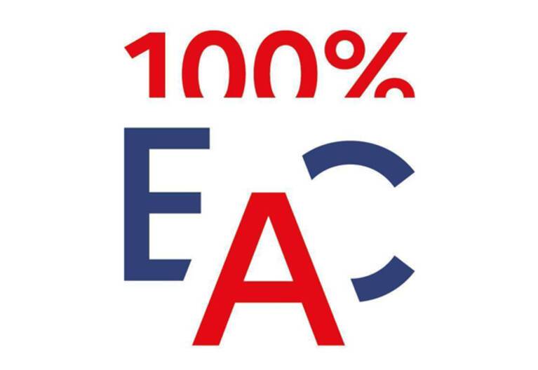 Logo 100 pour cent EAC