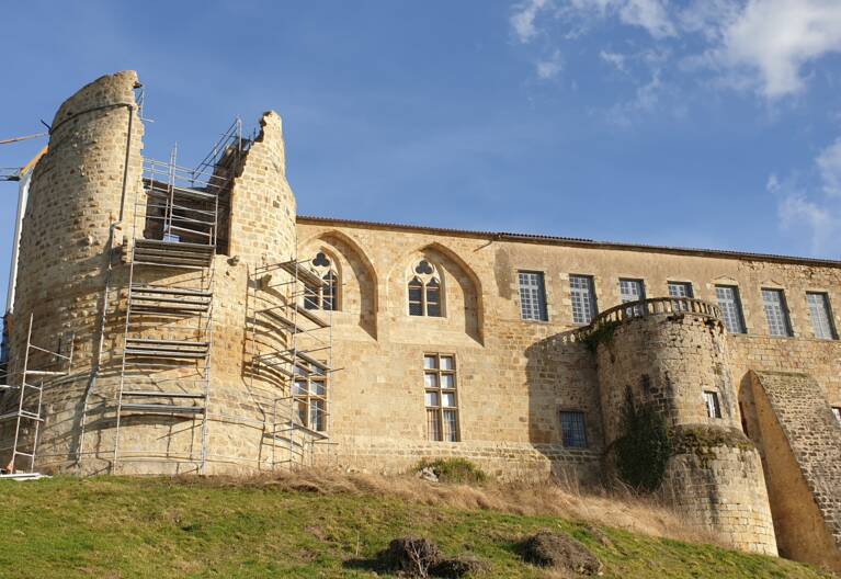 63-château de Ravel façade ouest