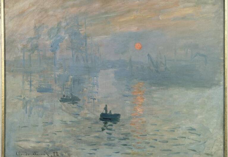 Claude Monet, « Impression, soleil levant », 1872, huile sur toile, 50 x 65 cm, Paris, musée Marmottan-Monet