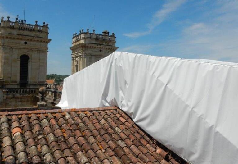 Parapluie de chantier