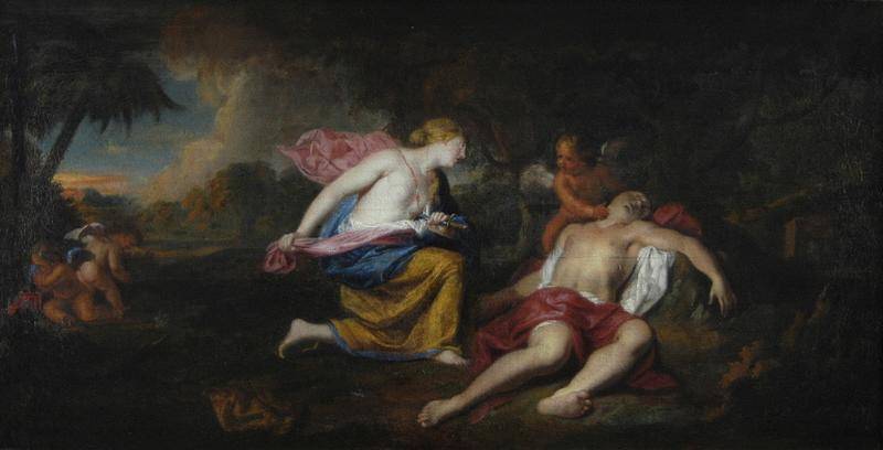 Willeborts Thomas (1614-1654), La Mort de Pyrame et Thisbé, huile sur toile, vers 1650, Clermont-Ferrand, musée d'art Roger-Quilliot / Cliché :  J.C. Sergère, musée d'art Roger-Quilliot