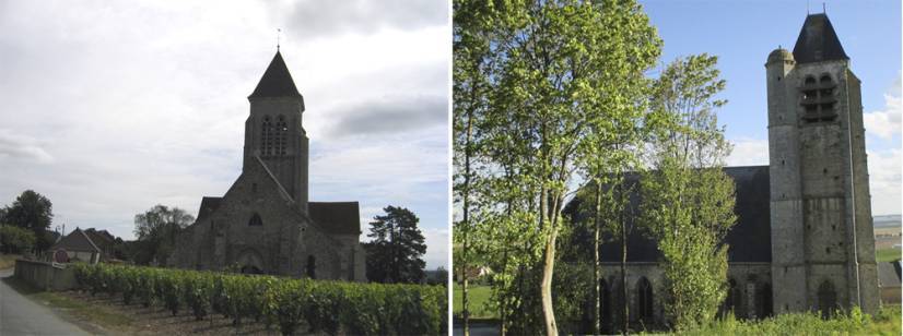 Allemant (Marne), église Saint-Remi / Béthon (Marne), église Saint-Serein