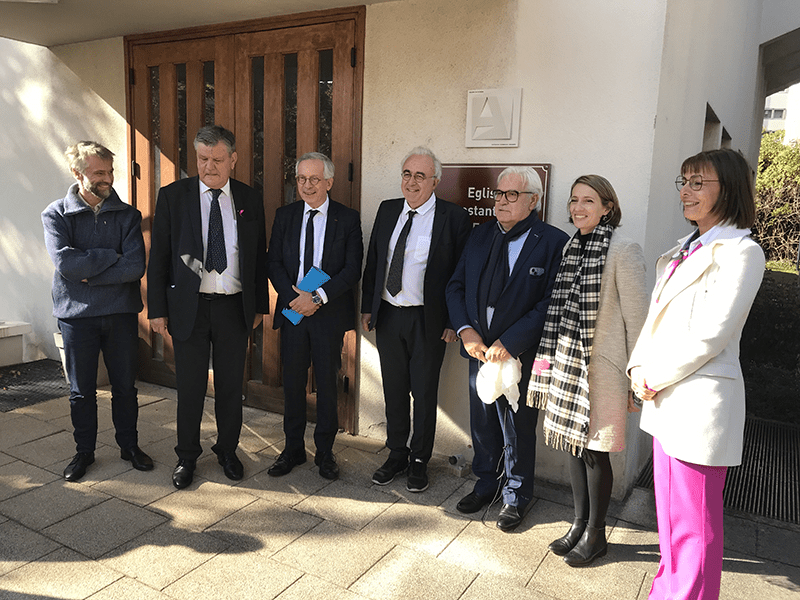 Remise du label ACR au temple protestant de Mâcon