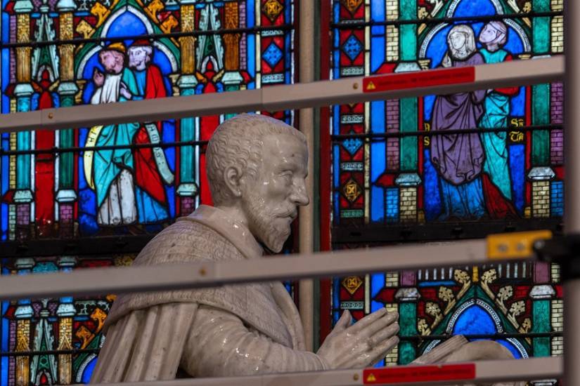 Retour des sculptures à Notre-Dame de Paris © DRAC Île-de-France - Nicolas Thouvenin