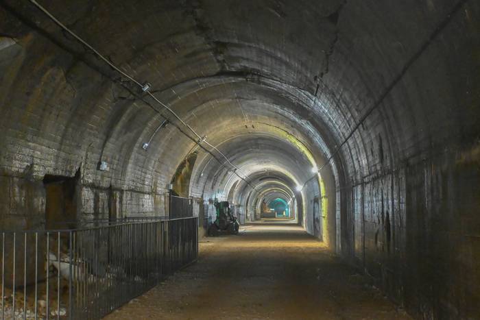 Photo de l'intérieur de la Forteresse de Mimoyecques