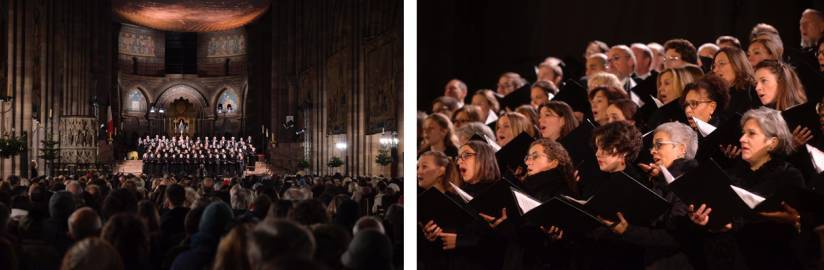 Concert du cœur philarmonique de Strasbourg, à la cathédrale de Strasbourg