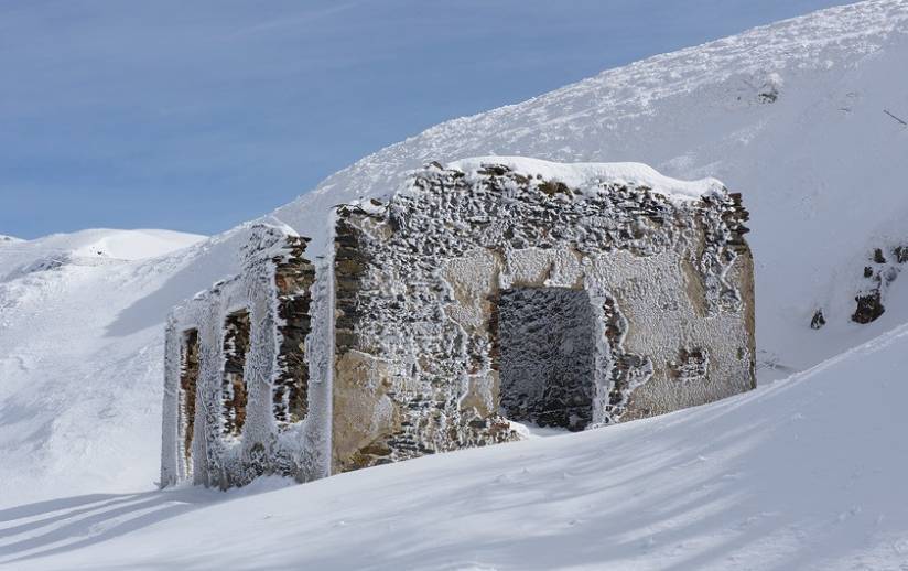 Fort sous le givre