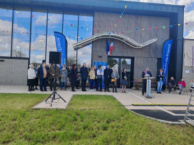 Inauguration du Grain de sel, qui a eu lieu le 29 mars 2025 à Sissonne.
