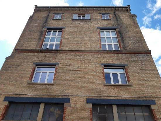 Ancienne brasserie Gruber à Strasbourg : travée de l’immeuble de Marcel Eisse