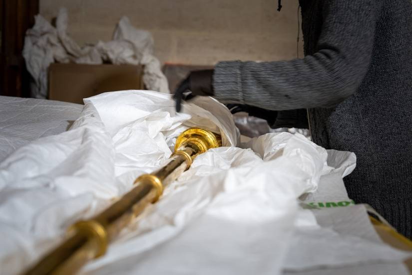 Les objets sacrés du trésor reviennent à Notre-Dame de Paris © DRAC Île-de-France - Nicolas Thouvenin