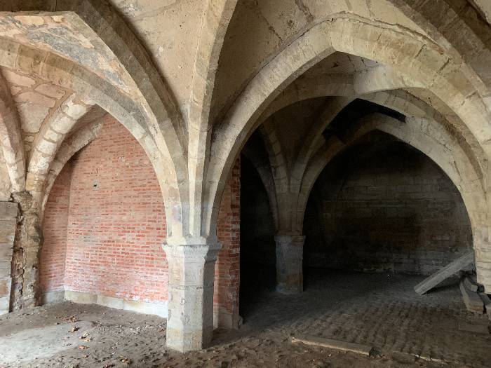 Langres, Maison du four du chapitre, rez-de-chaussée, vue intérieure