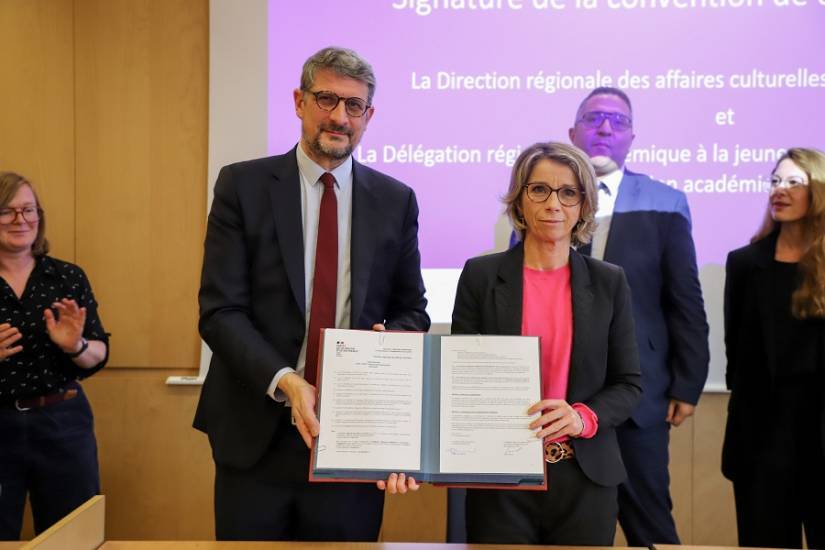 Seminaire Signature Convention de coop&eacute;ration design et sport paralympique