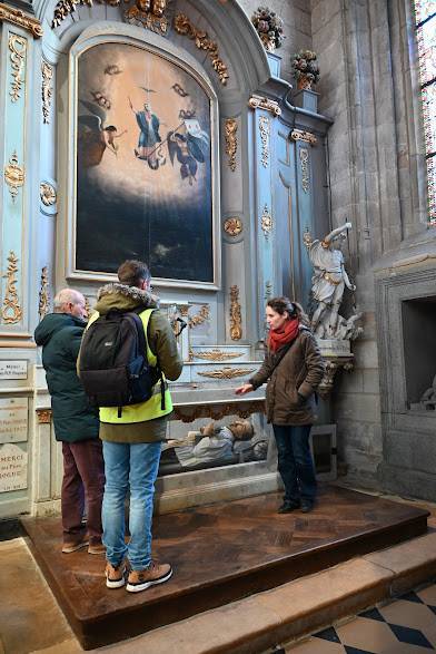 Autel gisant bienheureux Pierre Rene Rogue .JPG