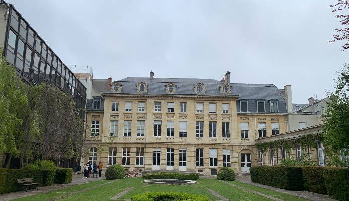 Reims, Hôtel Ponsardin, façades arrières