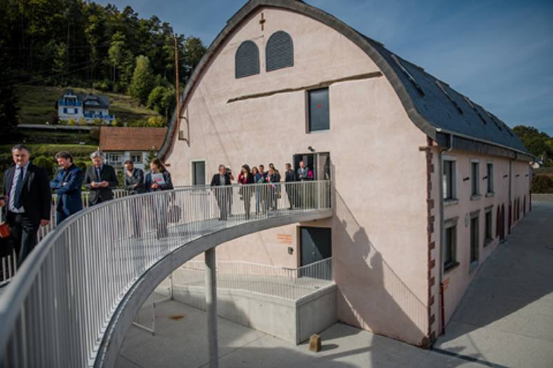 Site verrier de Meisenthal, inauguration de la fin des travaux de réhabilitation, le vendredi 7 octobre 2022